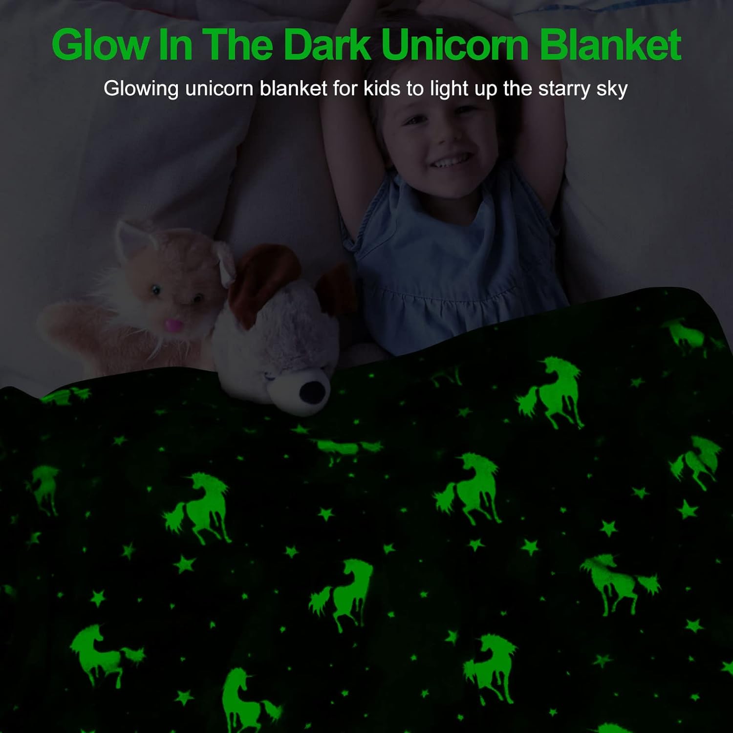 Magic Glow in the Dark Blanket - Arzamble