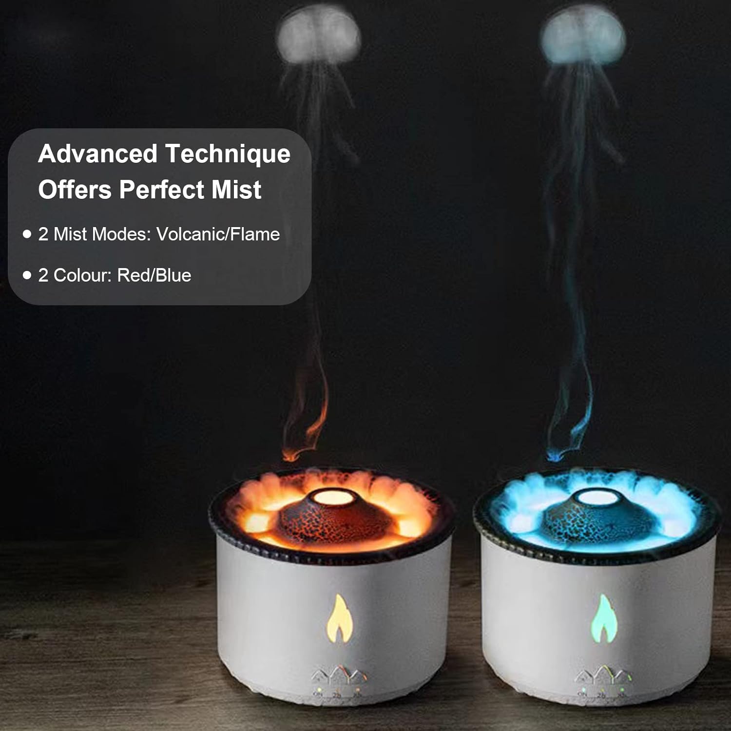 Volcano Humidifier and Aroma Diffuser - Arzamble